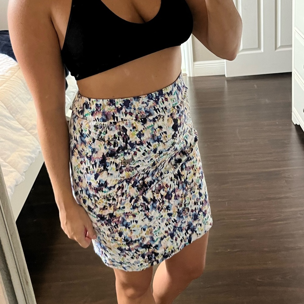 Ann Taylor Multi Colored Pencil Skirt